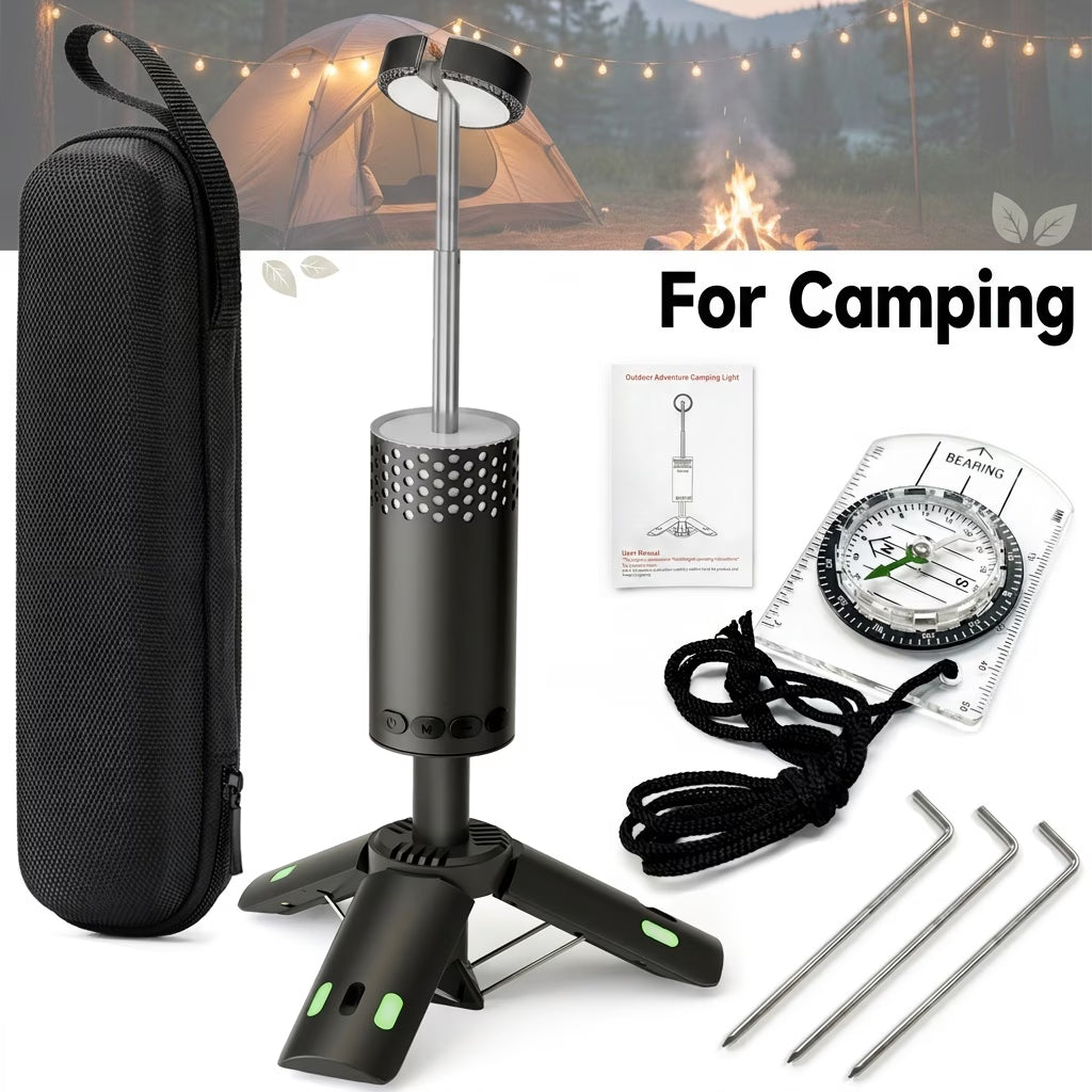 Telescopic Rechargeable LED Camping Lantern & 10000mAh Power Bank